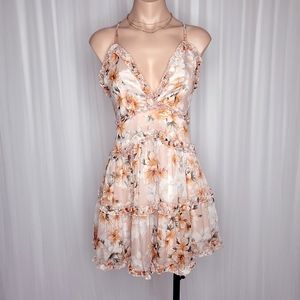 Hibiscus Print Cami Dress